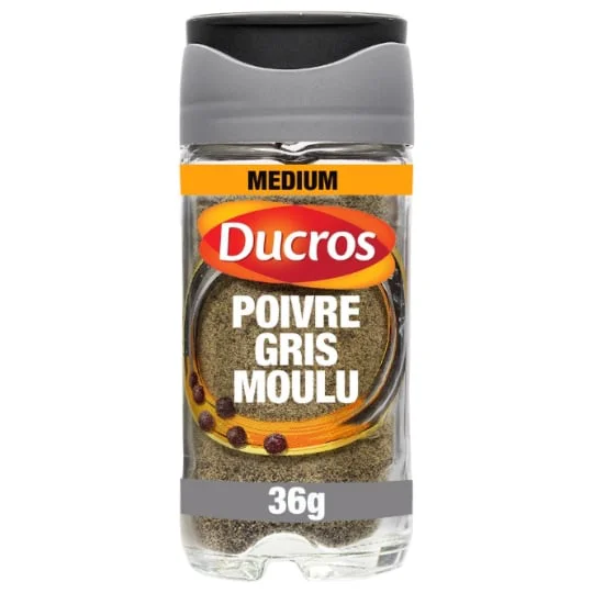Poivre gris moulu force 7
