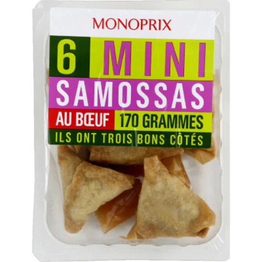 Mini samossas au boeuf