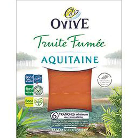 Truite fumée au Bois de hêtre x6