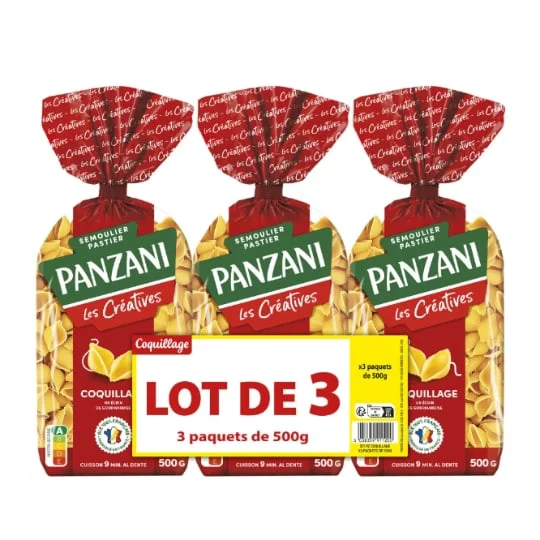 Les Créatives pâtes coquillage