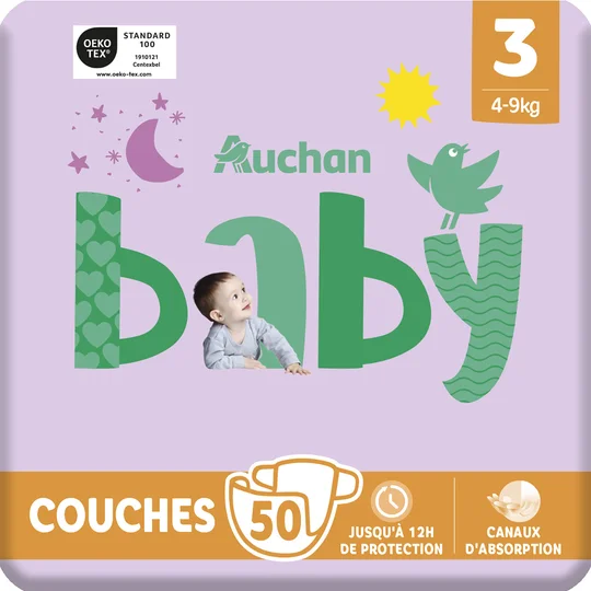Couches taille 3 (4-9kg)