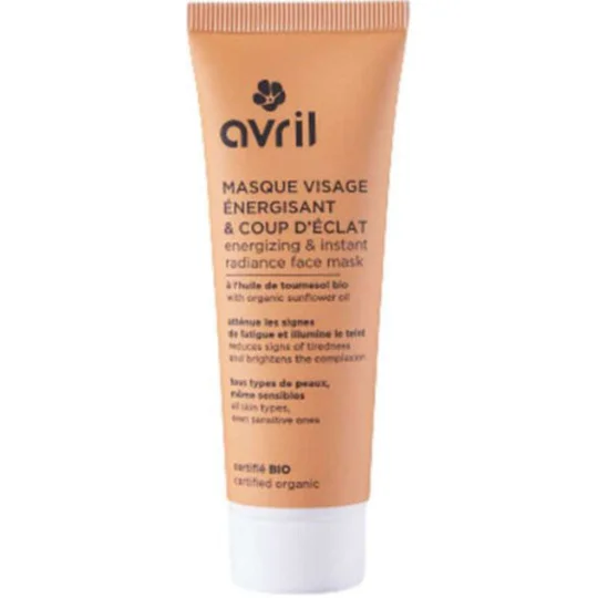 Masque visage énergisant & coup d'éclat