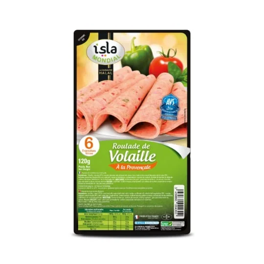 Blanc de poulet à la provençale halal
