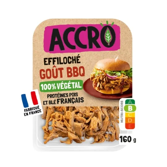 Effiloché goût BBQ 100% végétal