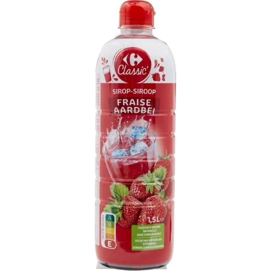 Sirop fraise