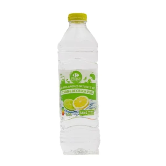 Boisson eau arômes citron citron vert