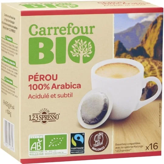 Café dosettes acidulé et subtil