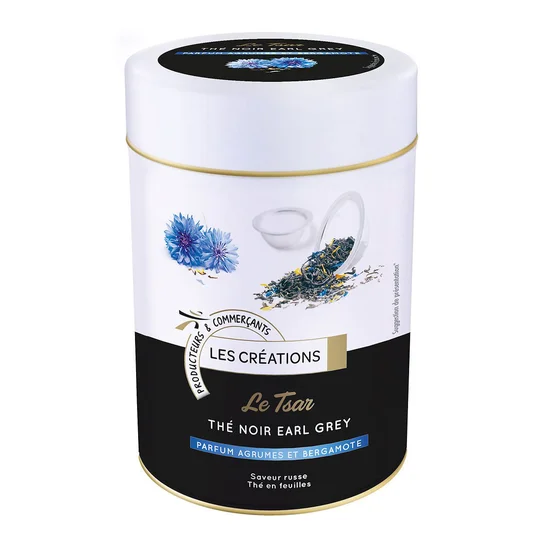 Le Tsar thé noir Earl Grey parfum agrumes et bergamote