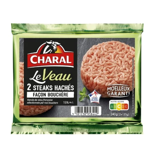 Viande de Veau: Steak haché Façon bouchère