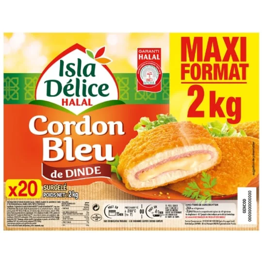 Cordons bleus halal volaille