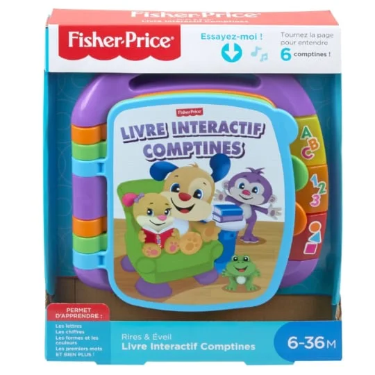 Livre Interactif Comptines Dès 6 mois