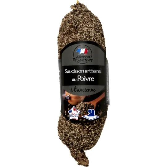 Saucisson sec au poivre