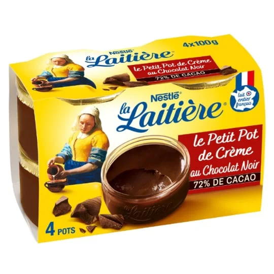 Crème dessert chocolat extra-noir