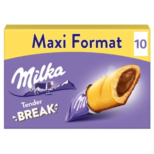 Biscuits barre fourrés au chocolat au lait Tender Break