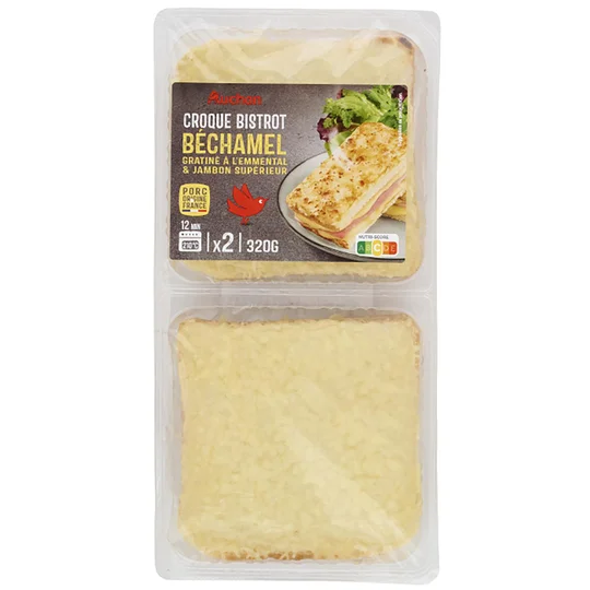 Croque monsieur béchamel et jambon