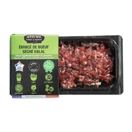 Emincés de boeuf Halal
