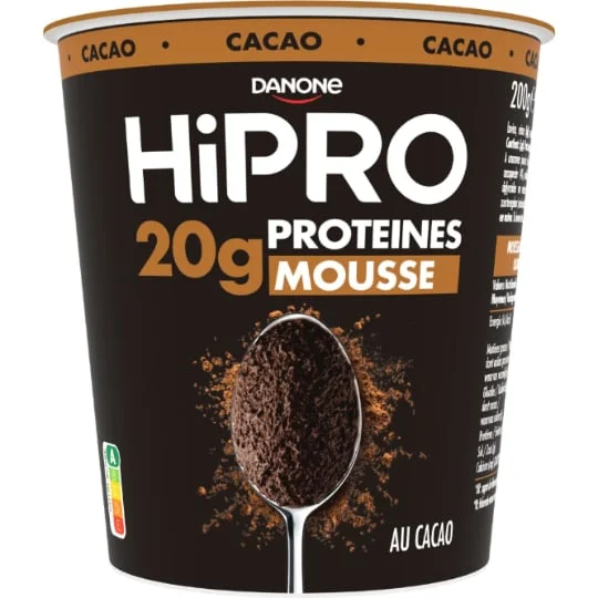 Mousse au chocolat protéinée