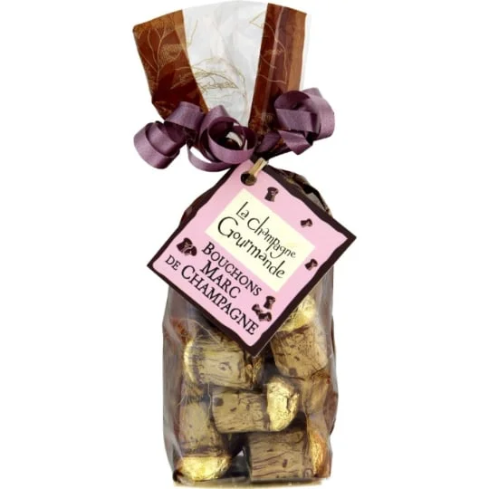 Chocolats bouchons marc Champagne