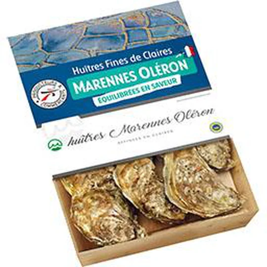 Huître fine de claire MARENNES D'OLERON n°3