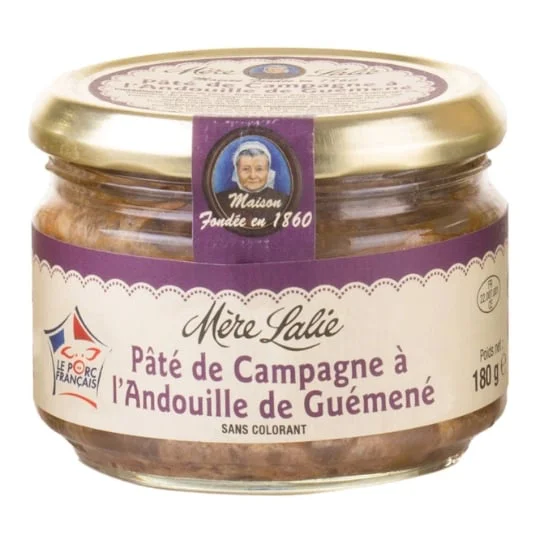 Pâté de campagne à l'andouille de Guémené en bocal
