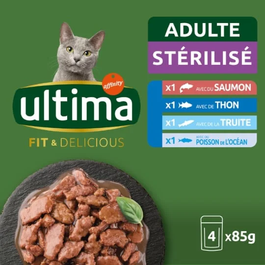 Chat Stérilisé Poisson