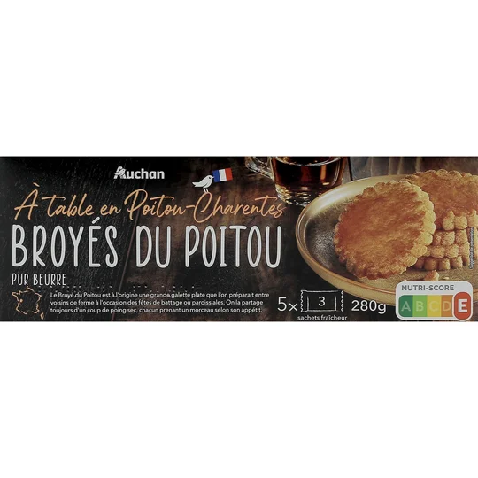 Broyé du Poitou galettes pur beurre