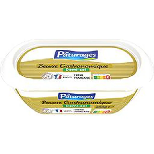 Beurre gastronomique demi-sel