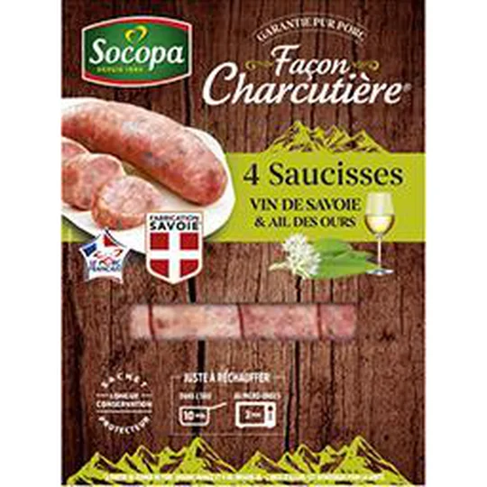 Saucisses au vin de Savoie