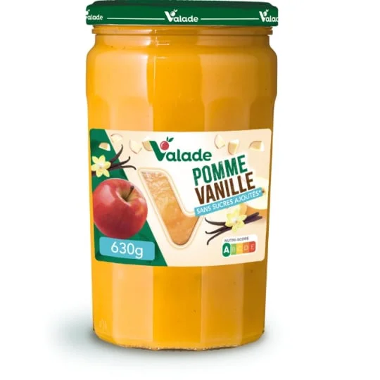 Compote pomme vanille sans sucres ajoutés
