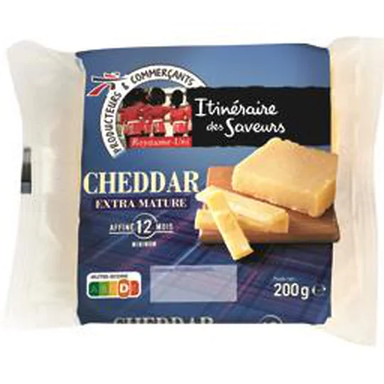 Cheddar extra mature affiné 12 mois