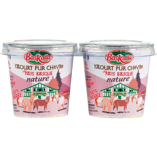 Yaourts pur chèvre nature