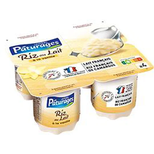 Riz au lait à la vanille