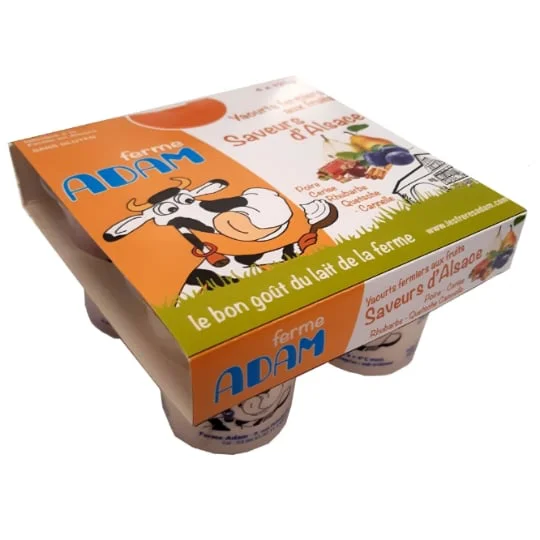 Yaourts aux fruits aux saveurs d'Alsace