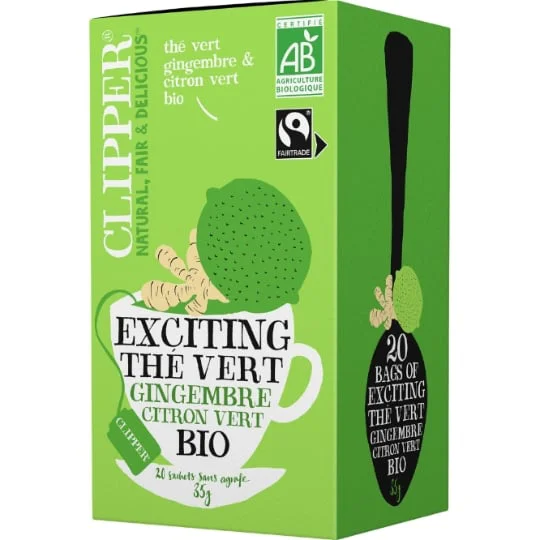 Thé vert citron gingembre Bio
