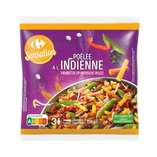 Poêlée à l'Indienne