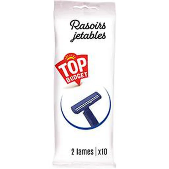 Rasoirs jetables 2 lames