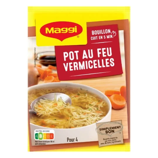 Soupe déshydratée pot-au-feu vermicelles