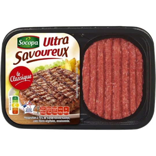 Steak haché ultra savoureux 15% MG