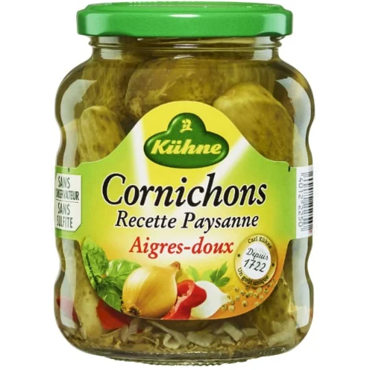 Cornichons aigres-doux
