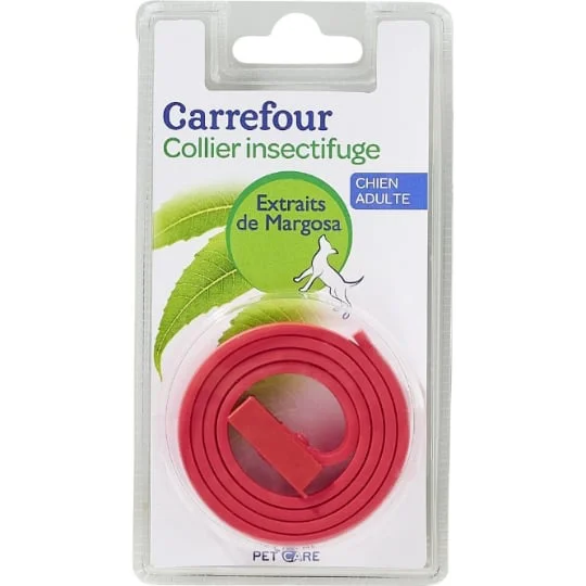 Collier pour chien insectifuge extraits de margosa