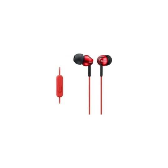 Ecouteurs intra-auriculaire MDR EX110LP - Rouge