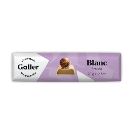 Chocolat bâton praliné blanc