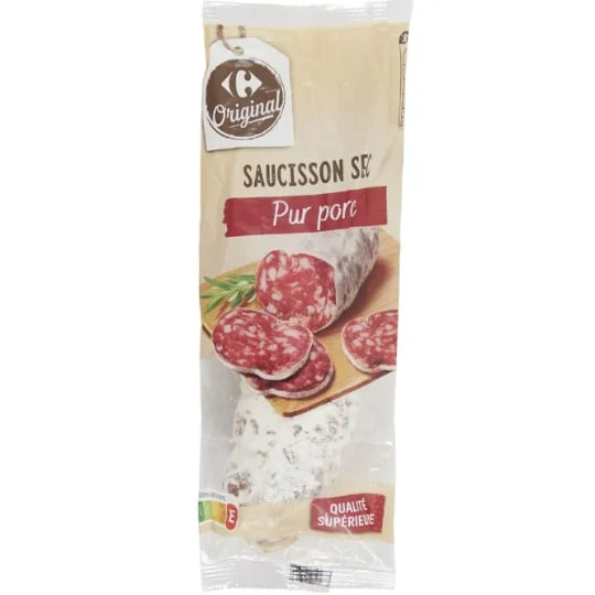 Saucisson sec pur porc