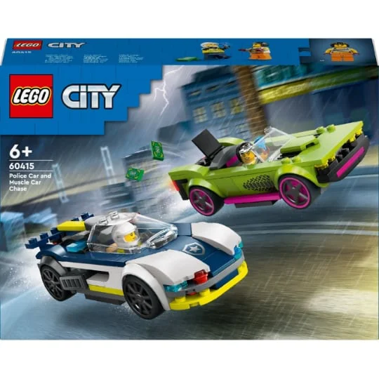 City La Course-Poursuite entre la Voiture de Police et la Super Voiture 60415