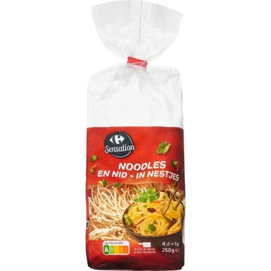 Pâtes Noodles en nid