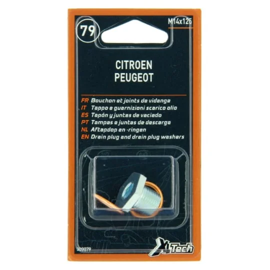 Bouchon de vidange + 2 joints PSA M14XLTECH MARQUE GENERIQUE