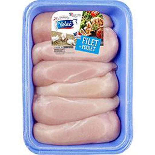 Filets de poulet jaune x6