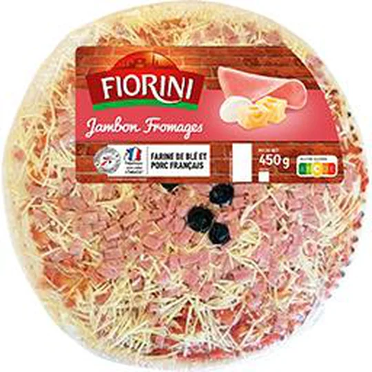 Pizza jambon fromages