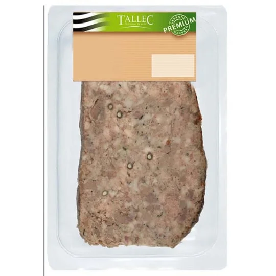 Terrine de campagne rôtie au poivre vert