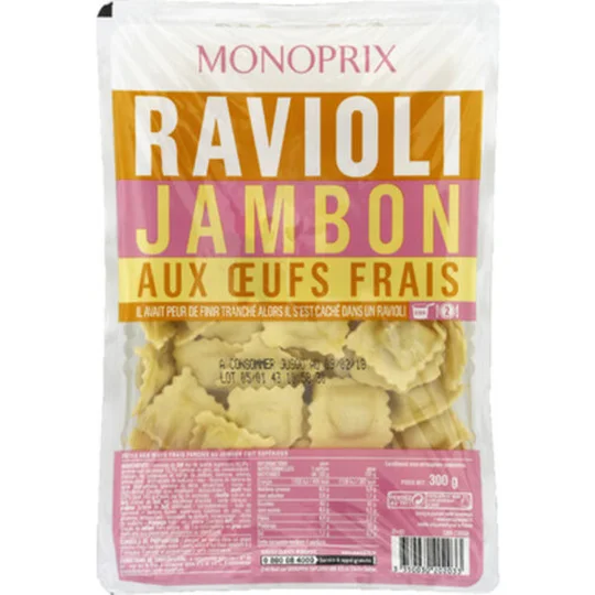 Ravioli jambon